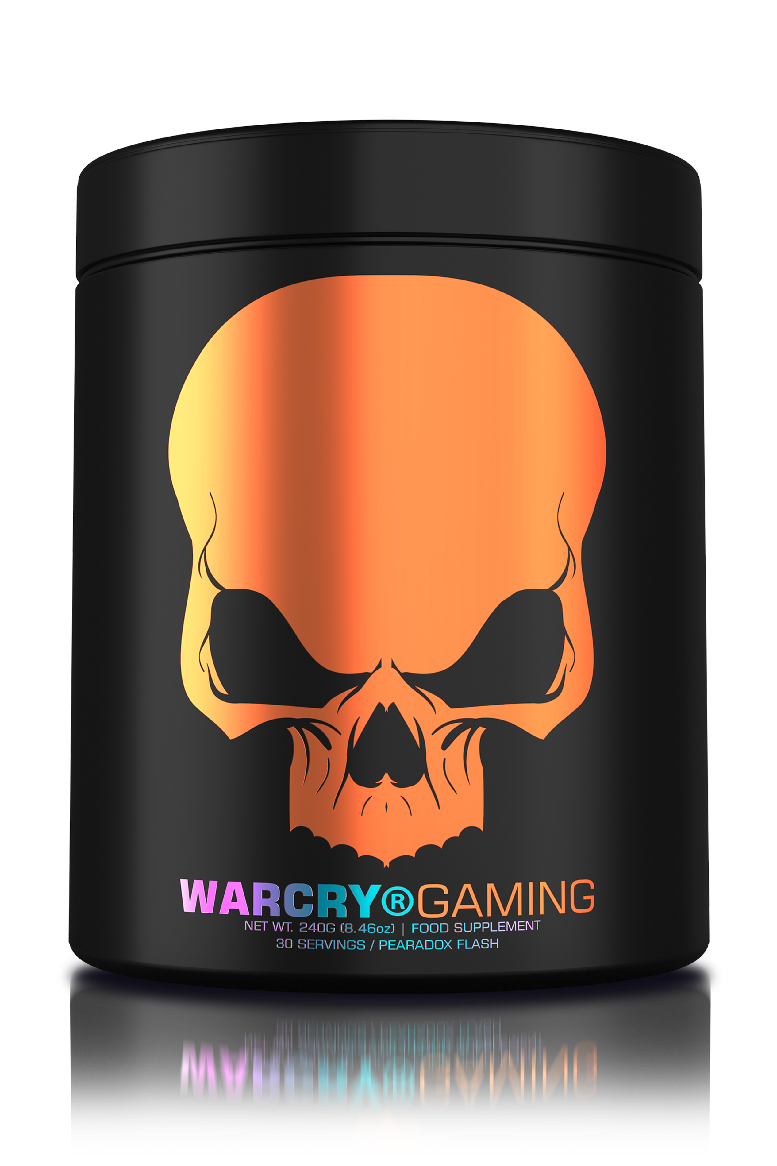 WARCRY GAMING 240g 30serv - Supplement for intense gaming sessions which stimulates cognitive function, provides energy, improves memory, reduces stress, and promotes efficient rehydration with peachful assault flavor
