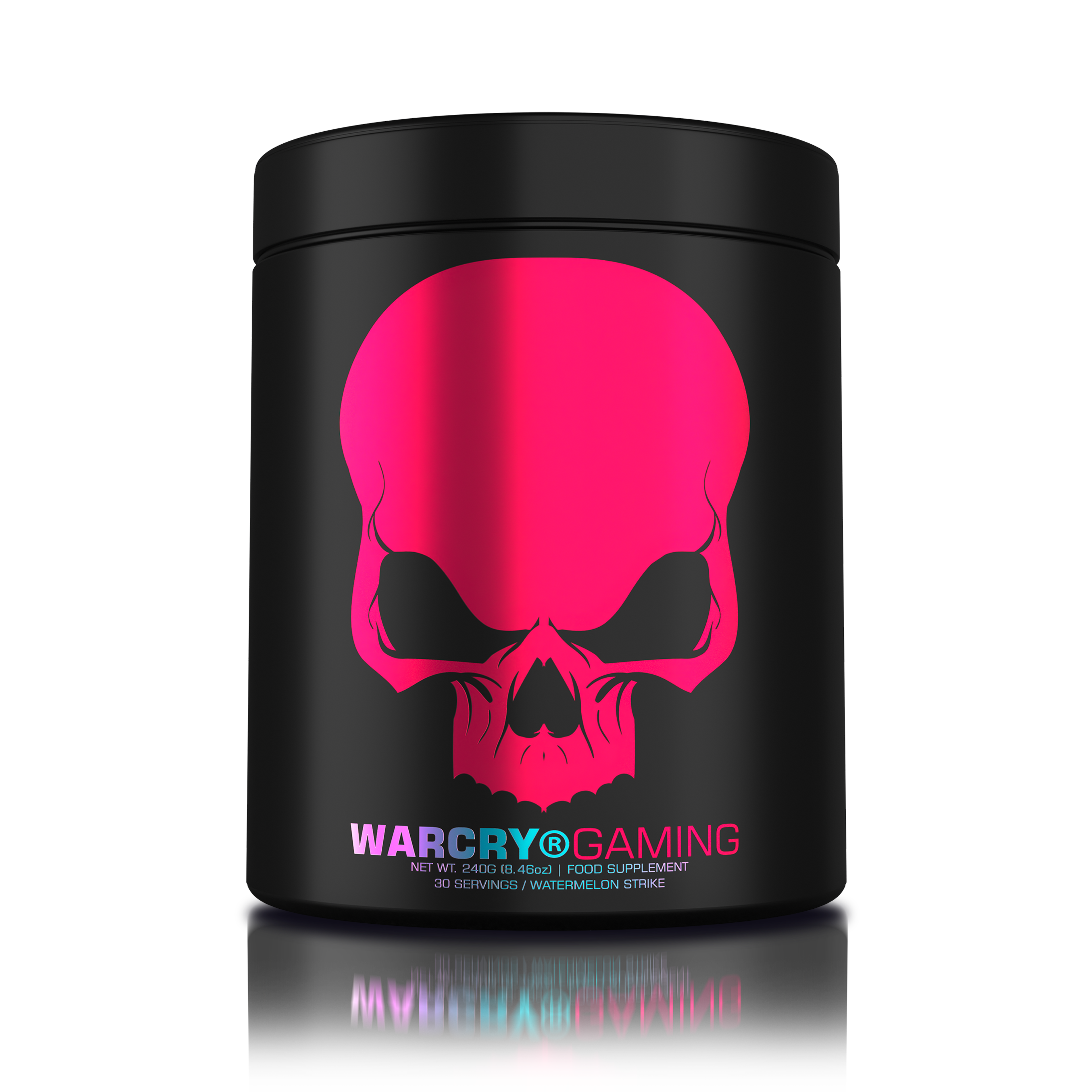 WARCRY GAMING 240g 30serv - Supplement for intense gaming sessions which stimulates cognitive function, provides energy, improves memory, reduces stress, and promotes efficient rehydration with watermelon strike flavor 