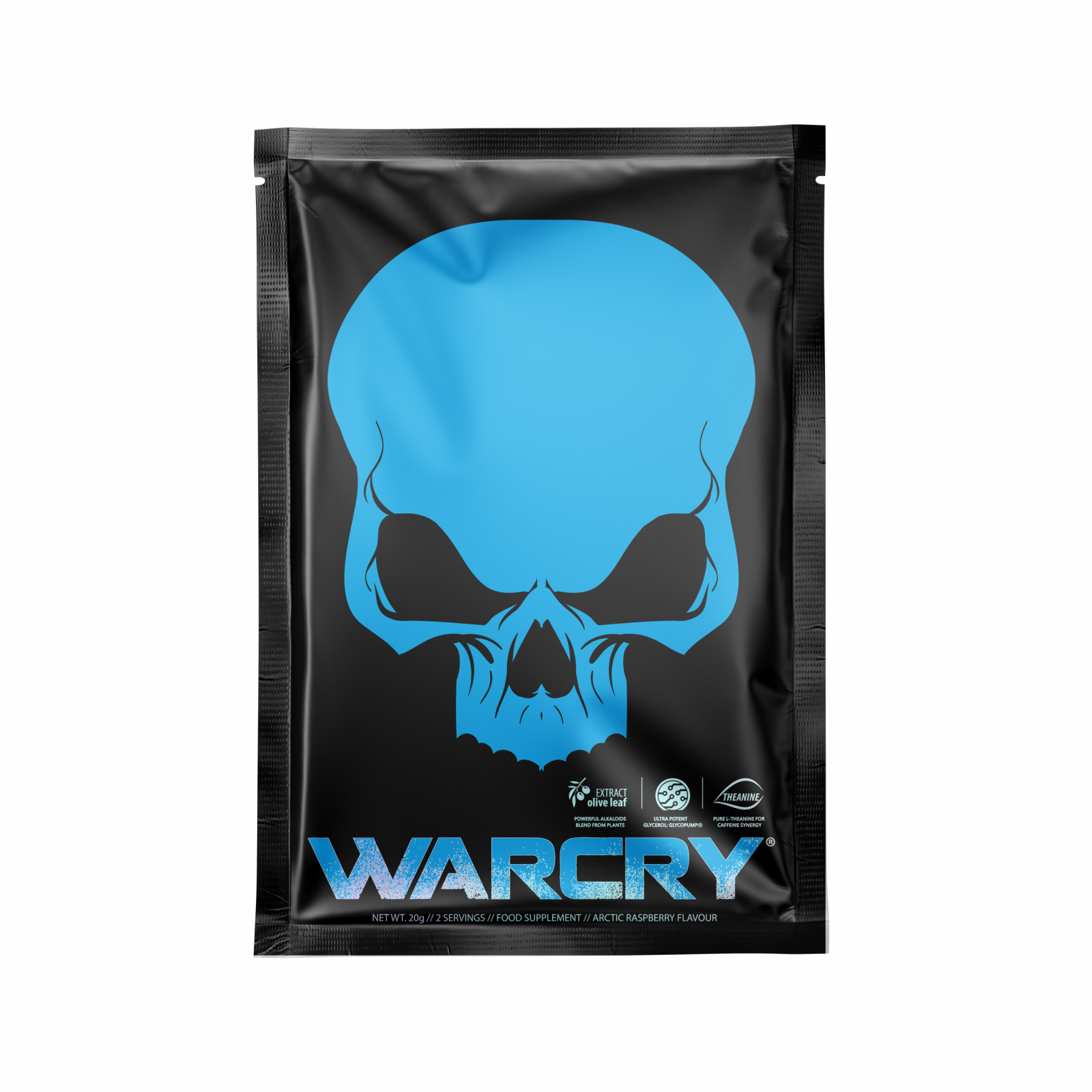 WARCRY PRE 20g 2serv - 
Pre-workout supplement for energy, pump, endurance and focus suitable for intense workouts with artic raspberry flavor