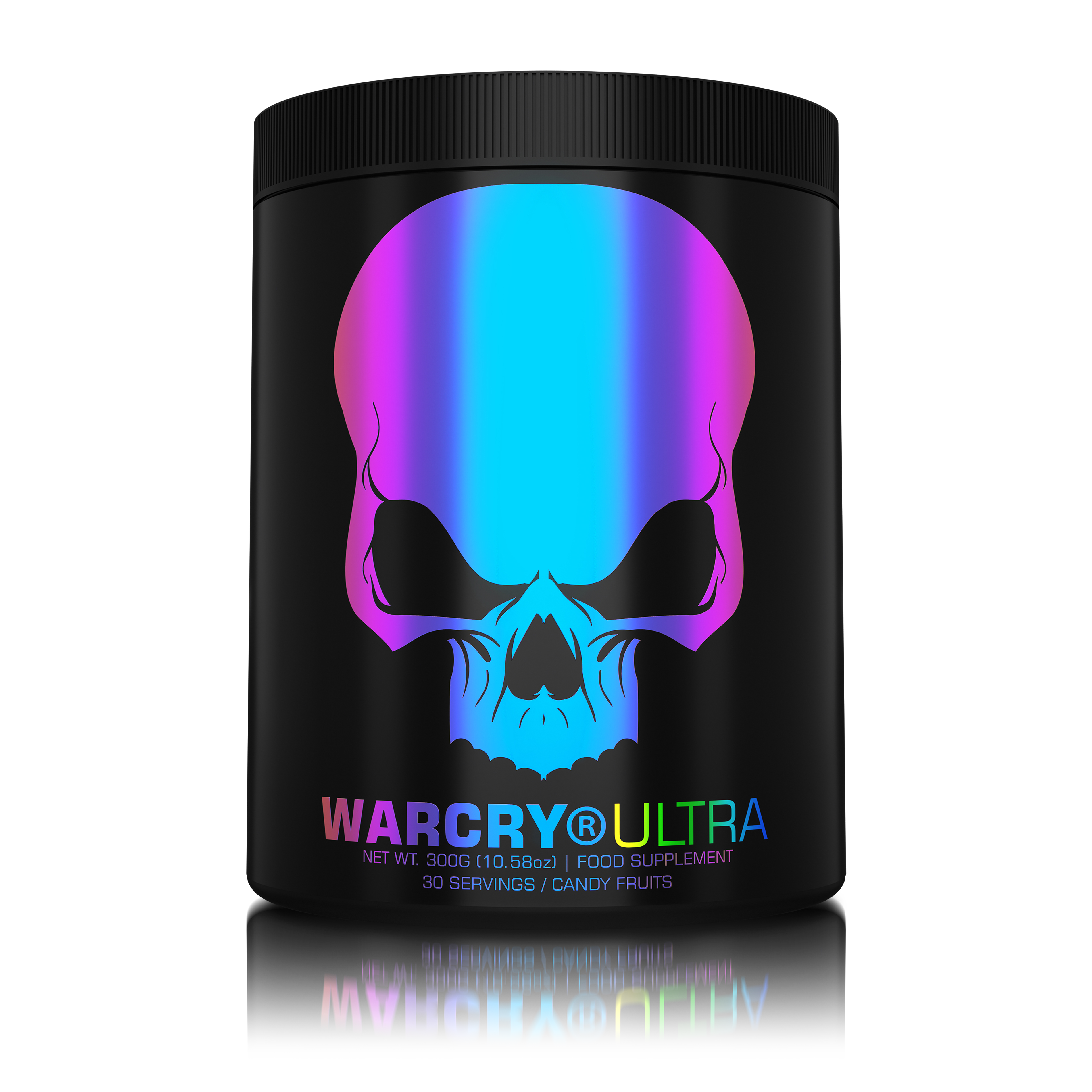 WARCRY ULTRA 300g 30serv -
Pre-workout supplement designed to provide energy, endurance, muscle volumization and mental clarity during workouts with candy fruits flavor